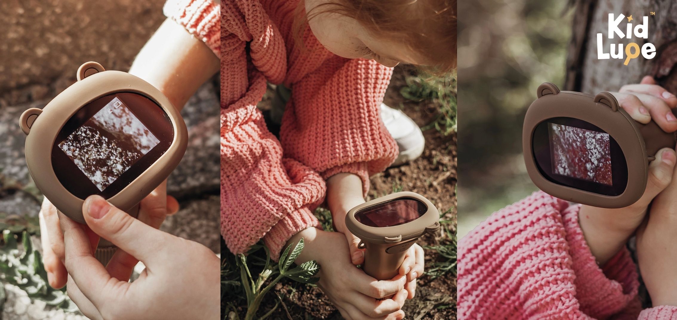 KidLupe dětský mikroskop béžový